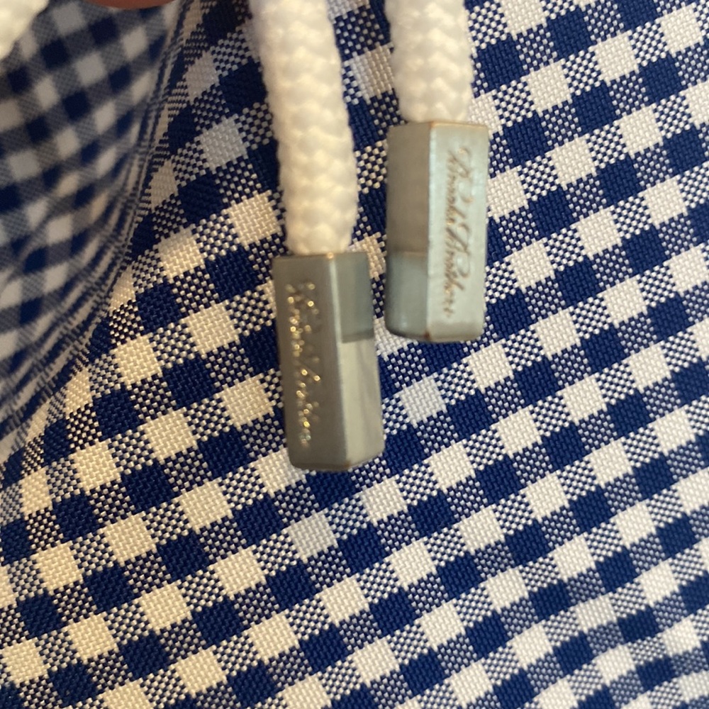 Brooks Brothers Blue and White Checkered, Size Medium - Picture 4 of 4